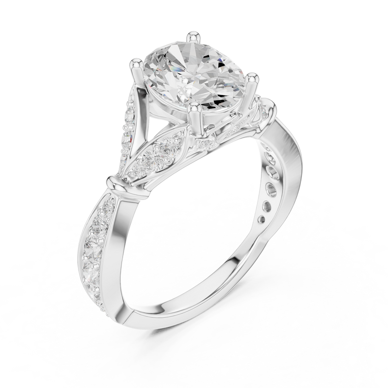 Ladies Ring SBWR(23)@7 - White Gold - Image