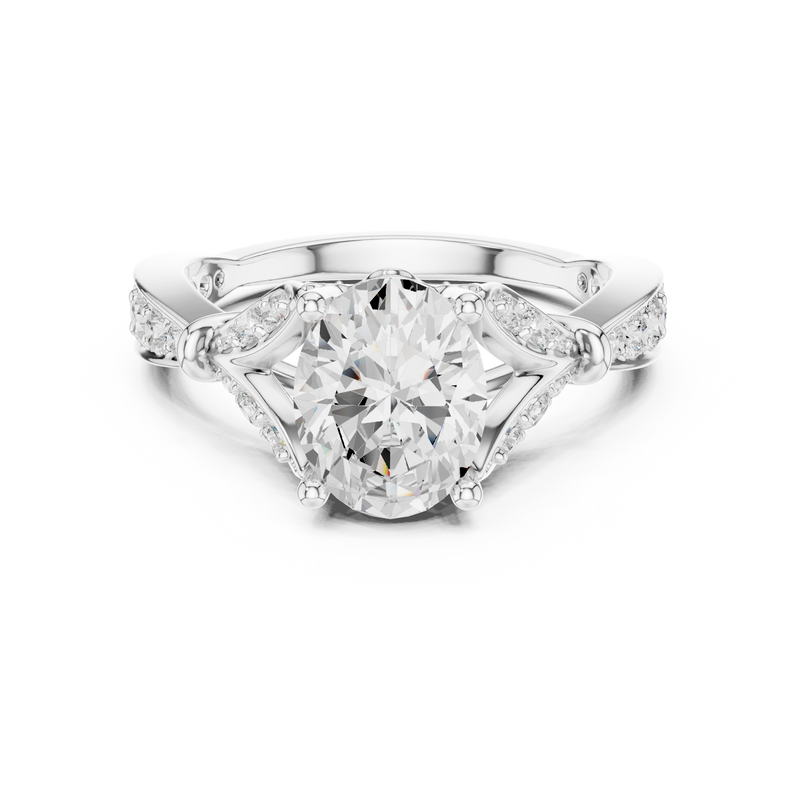 Ladies Ring SBWR(23)@7 - White Gold - Image