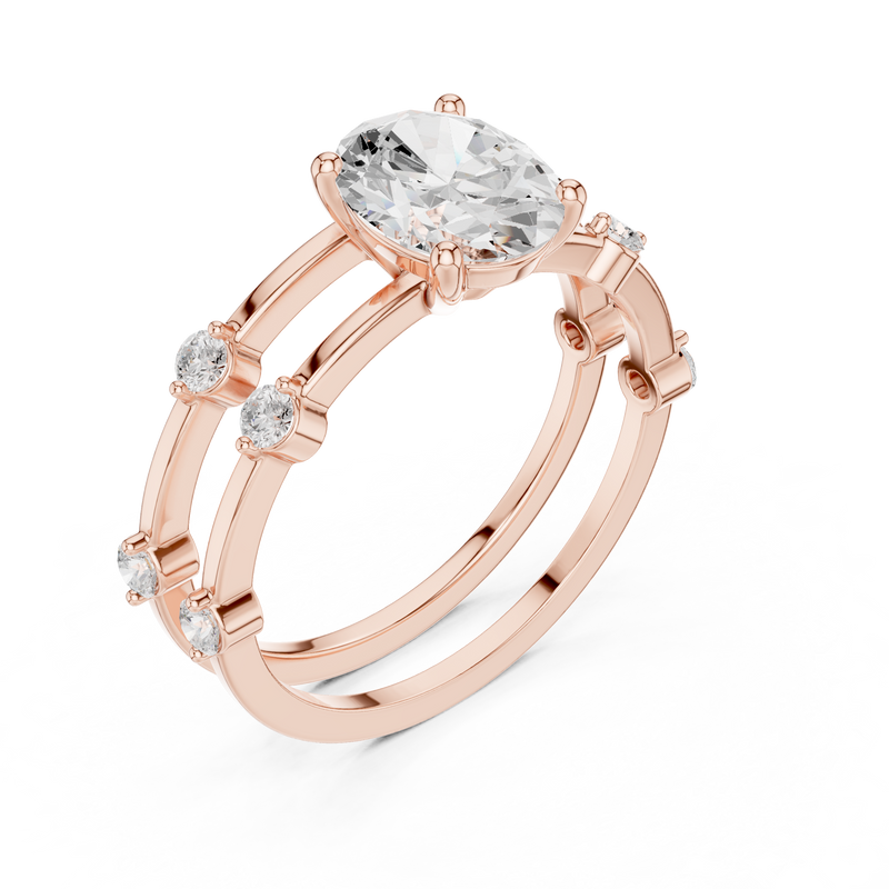 Ladies Ring SBWR(24)@7 - Rose Gold - Image