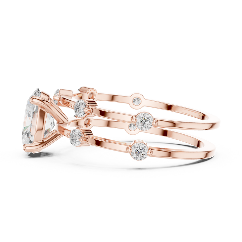 Ladies Ring SBWR(24)@7 - Rose Gold - Image