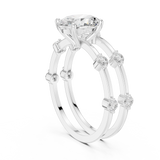Ladies Ring SBWR(24)@7 - White Gold - Image