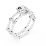 Ladies Ring SBWR(24)@7 - White Gold - Image