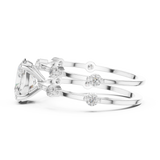 Ladies Ring SBWR(24)@7 - White Gold - Image