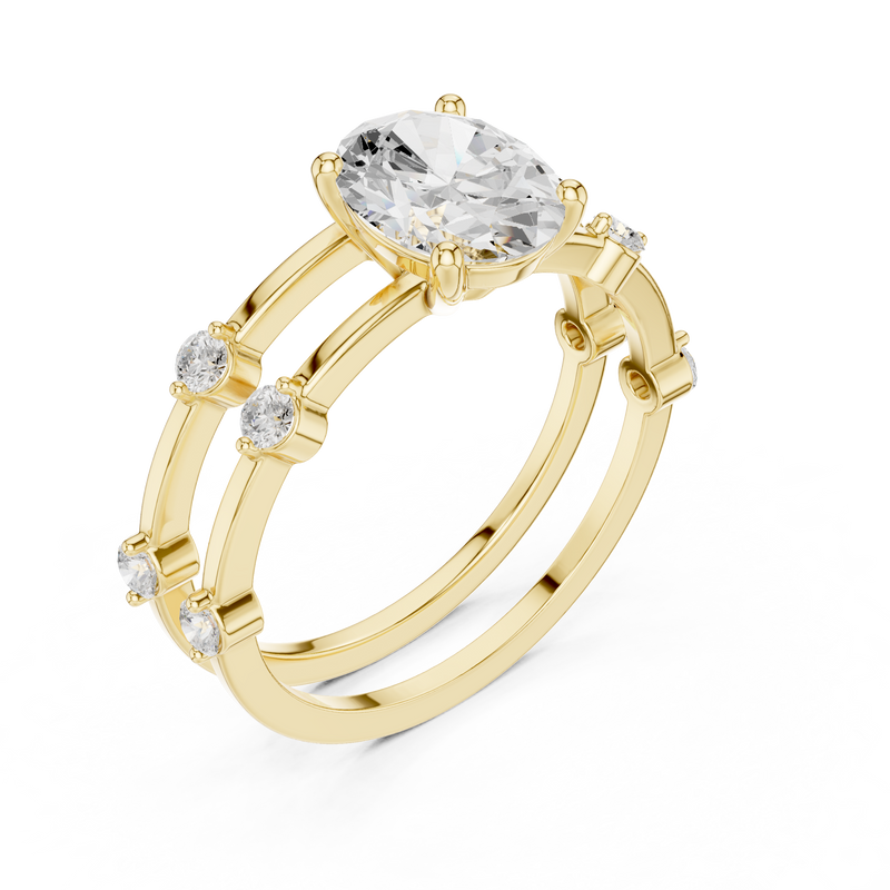 Ladies Ring SBWR(24)@7 - Yellow Gold - Image