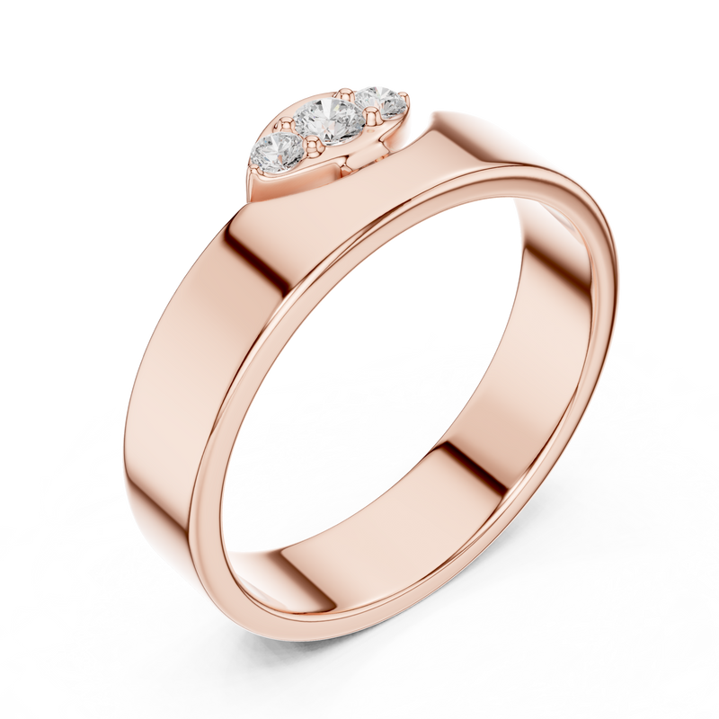 Ladies Ring SBWR(26)@7 - Rose Gold - Image