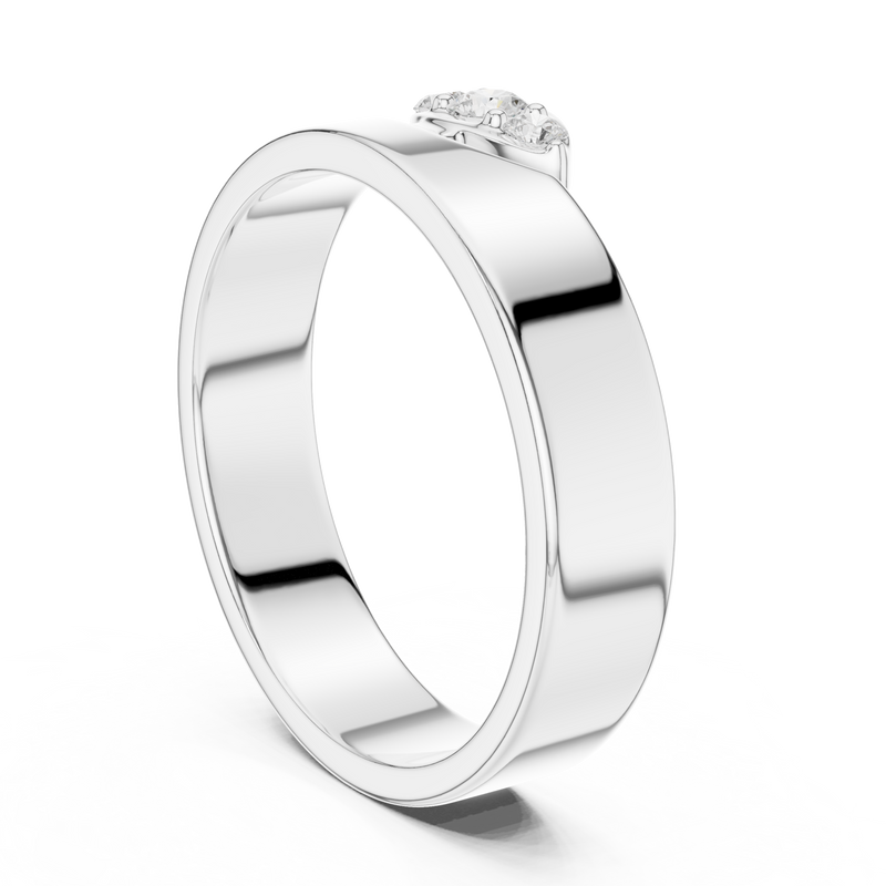 Ladies Ring SBWR(26)@7 - White Gold - Image