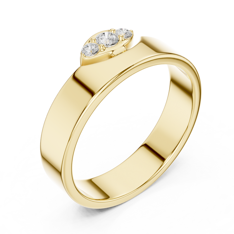 Ladies Ring SBWR(26)@7 - Yellow Gold - Image