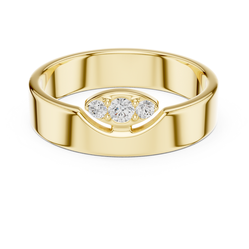 Ladies Ring SBWR(26)@7 - Yellow Gold - Image