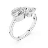Ladies Ring SBWR(27)@7 - White Gold - Image