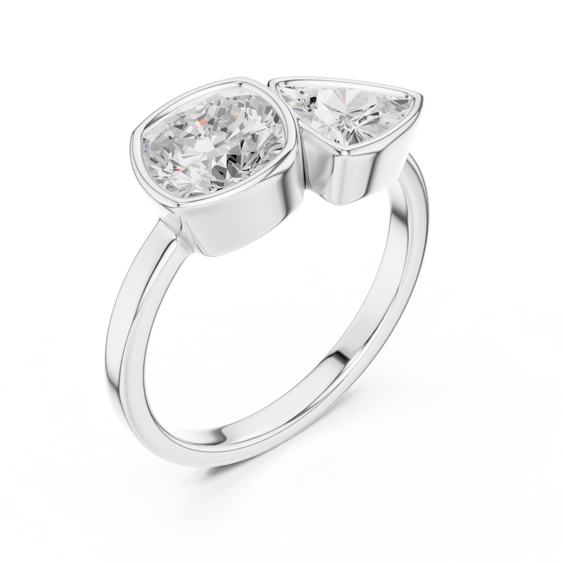 Ladies Ring SBWR(27)@7 - White Gold - Image