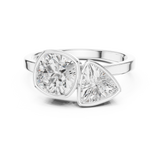 Ladies Ring SBWR(27)@7 - White Gold - Image