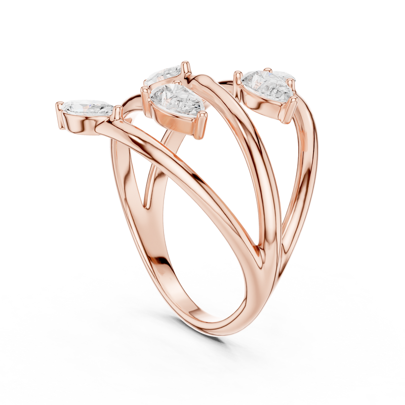 Ladies Ring SBWR(28)@7 - Rose Gold - Image