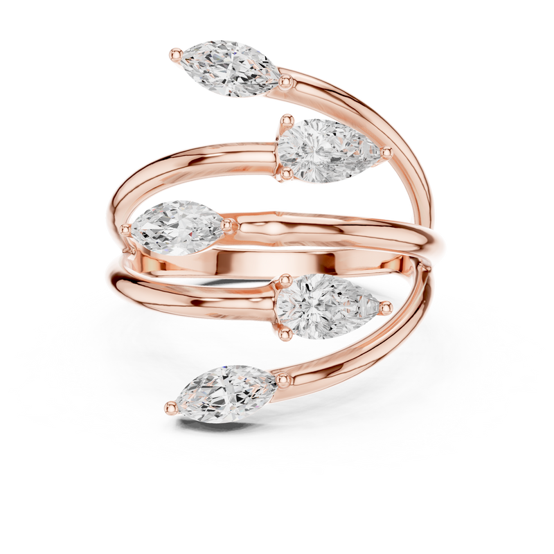 Ladies Ring SBWR(28)@7 - Rose Gold - Image