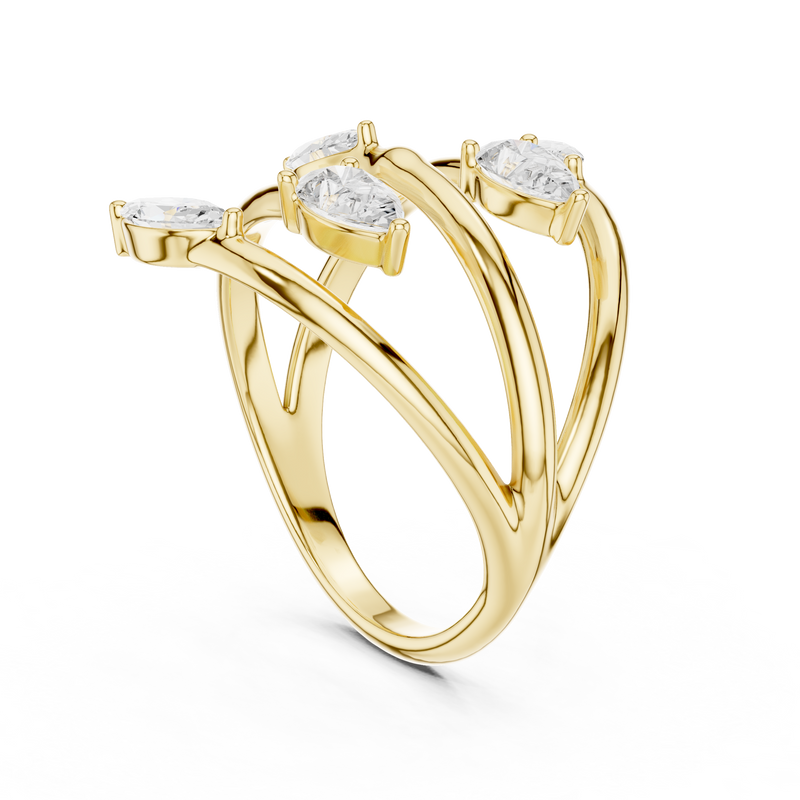 Ladies Ring SBWR(28)@7 - Yellow Gold - Image