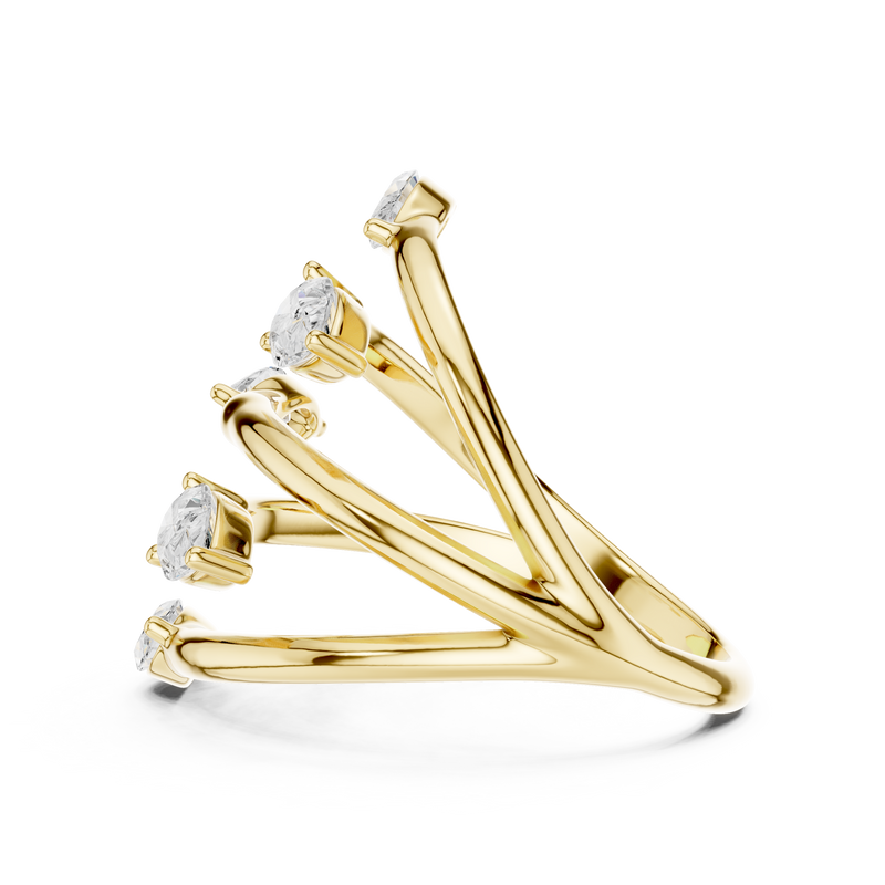 Ladies Ring SBWR(28)@7 - Yellow Gold - Image
