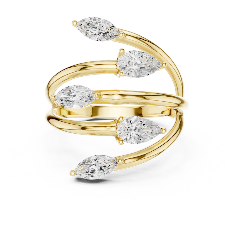Ladies Ring SBWR(28)@7 - Yellow Gold - Image