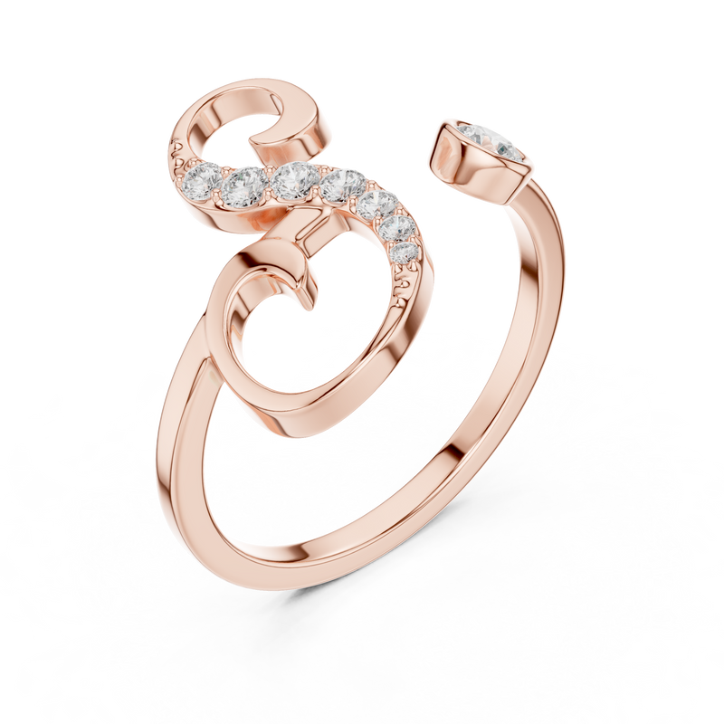 Ladies Ring SBWR(29)@7 - Rose Gold - Image