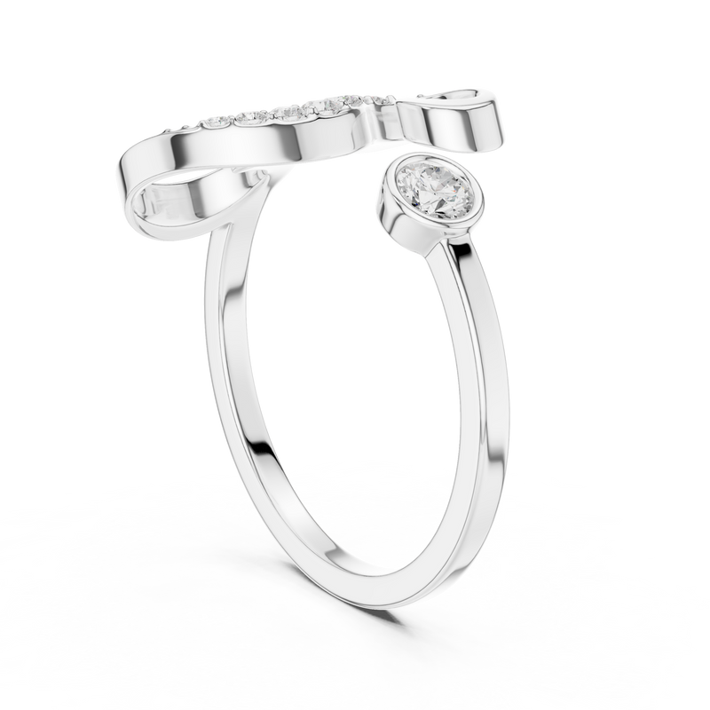 Ladies Ring SBWR(29)@7 - White Gold - Image
