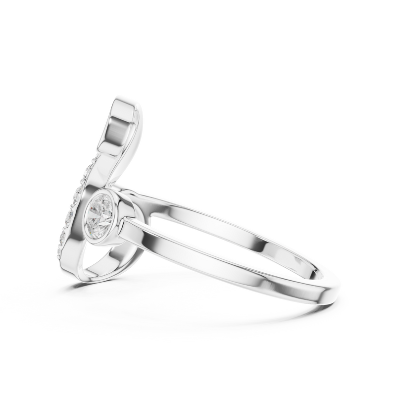 Ladies Ring SBWR(29)@7 - White Gold - Image