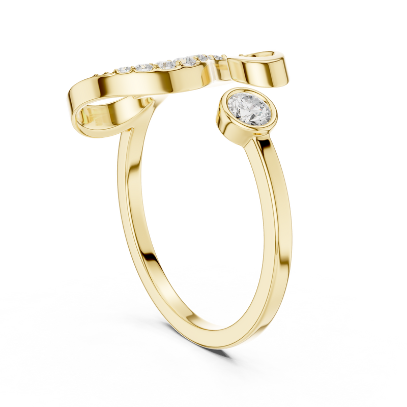 Ladies Ring SBWR(29)@7 - Yellow Gold - Image
