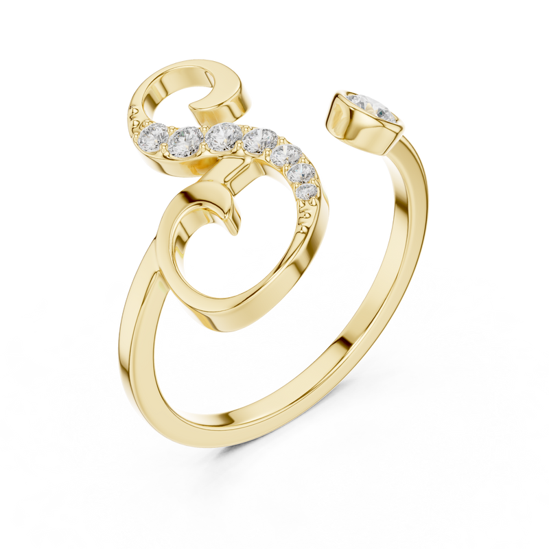 Ladies Ring SBWR(29)@7 - Yellow Gold - Image