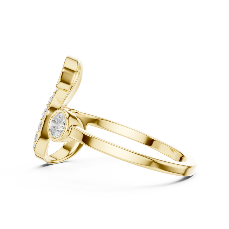 Ladies Ring SBWR(29)@7 - Yellow Gold - Image