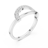 Ladies Ring SBWR(2)@7 - White Gold - Image