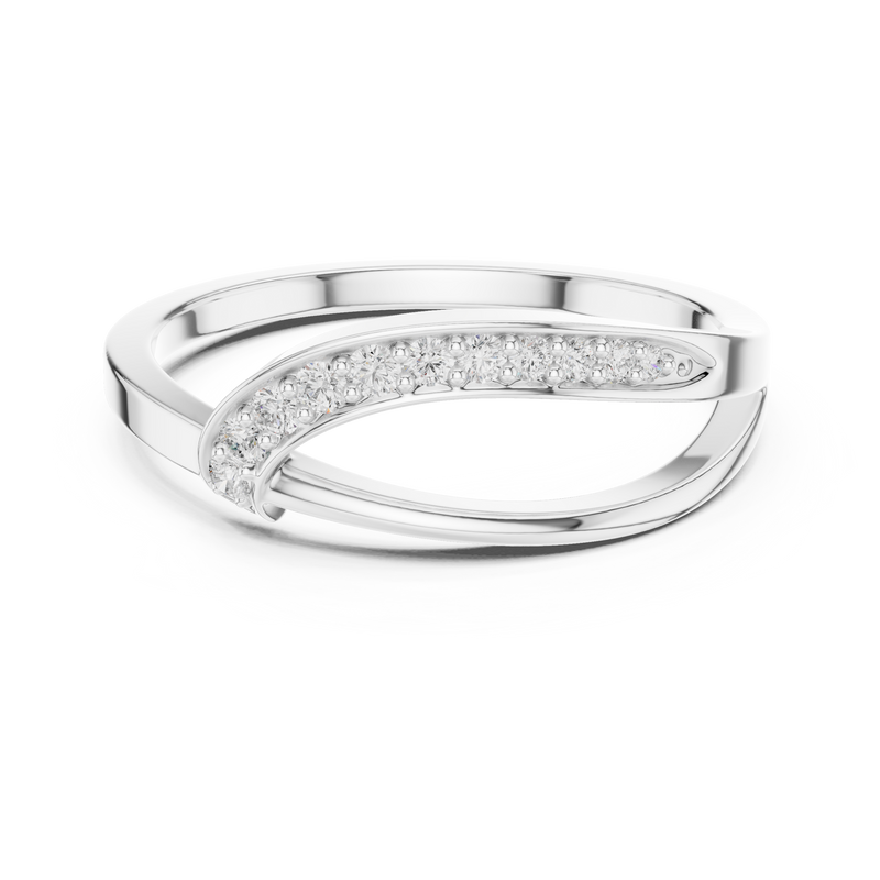 Ladies Ring SBWR(2)@7 - White Gold - Image