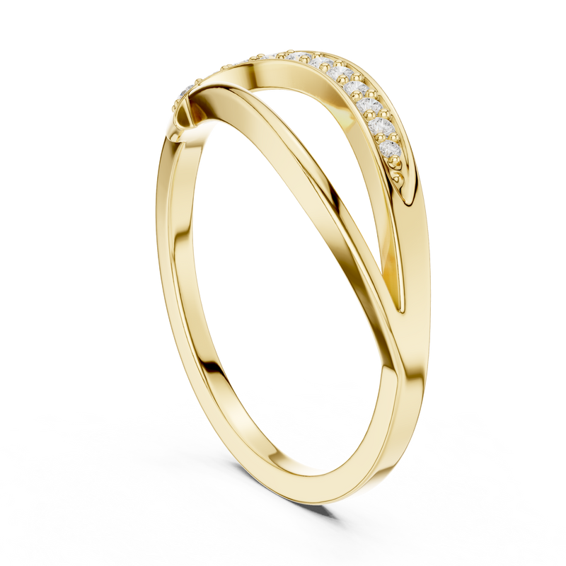 Ladies Ring SBWR(2)@7 - Yellow Gold - Image