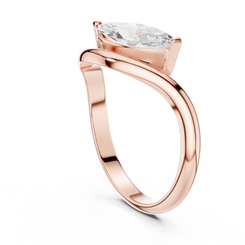 Ladies Ring SBWR(30)@7 - Rose Gold - Image
