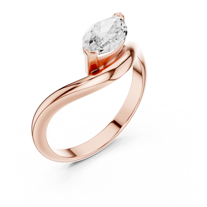 Ladies Ring SBWR(30)@7 - Rose Gold - Image