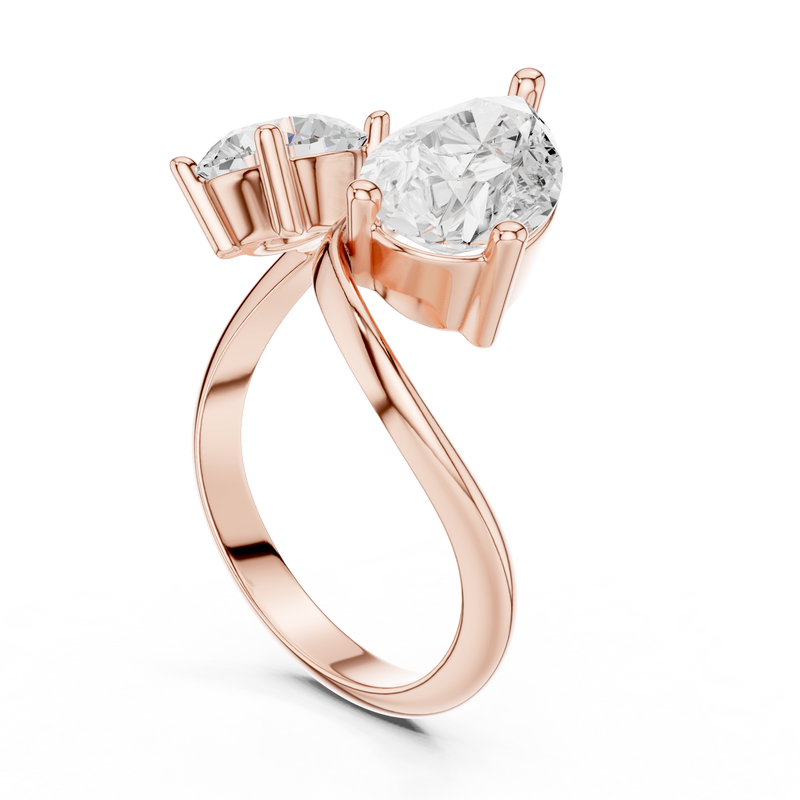 Ladies Ring SBWR(31)@7 - Rose Gold - Image