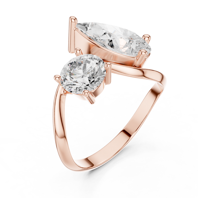 Ladies Ring SBWR(31)@7 - Rose Gold - Image