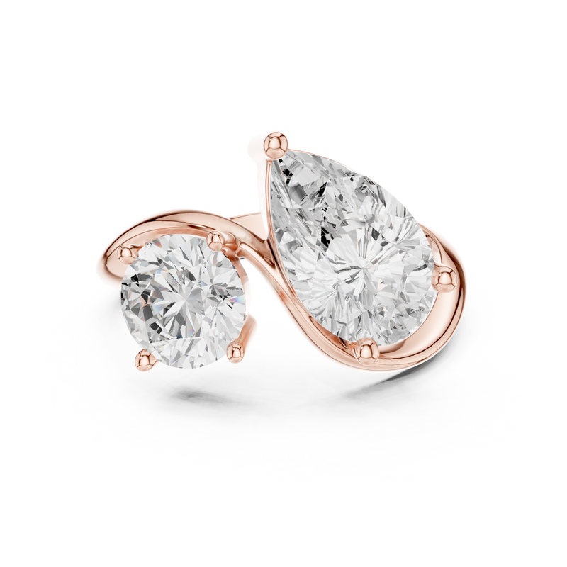 Ladies Ring SBWR(31)@7 - Rose Gold - Image