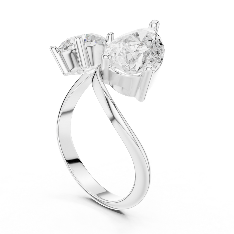 Ladies Ring SBWR(31)@7 - White Gold - Image