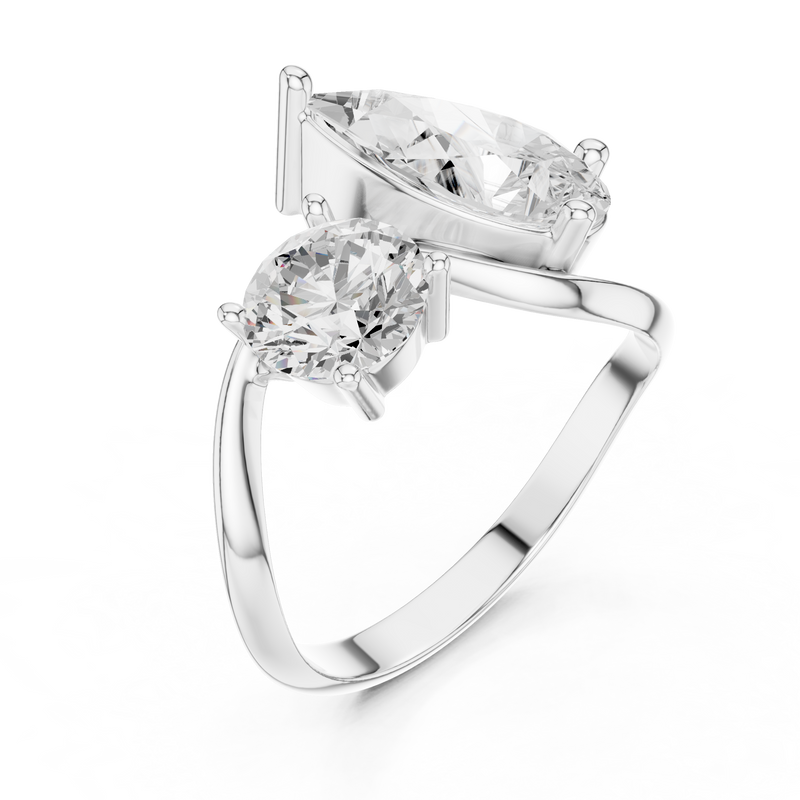 Ladies Ring SBWR(31)@7 - White Gold - Image