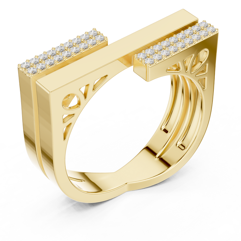 Ladies Ring SBWR(32)@7 - Yellow Gold - Image