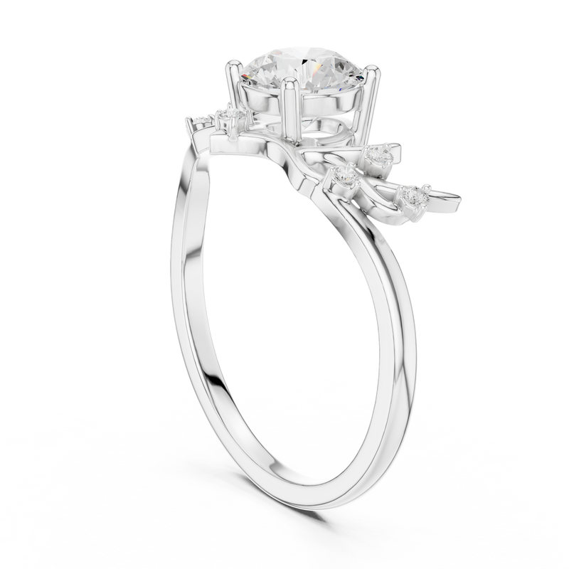 Ladies Ring SBWR(33)@7 - White Gold - Image