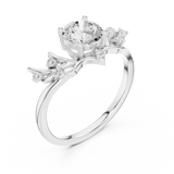 Ladies Ring SBWR(33)@7 - White Gold - Image