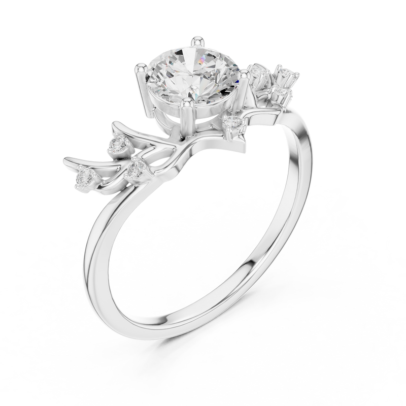 Ladies Ring SBWR(33)@7 - White Gold - Image