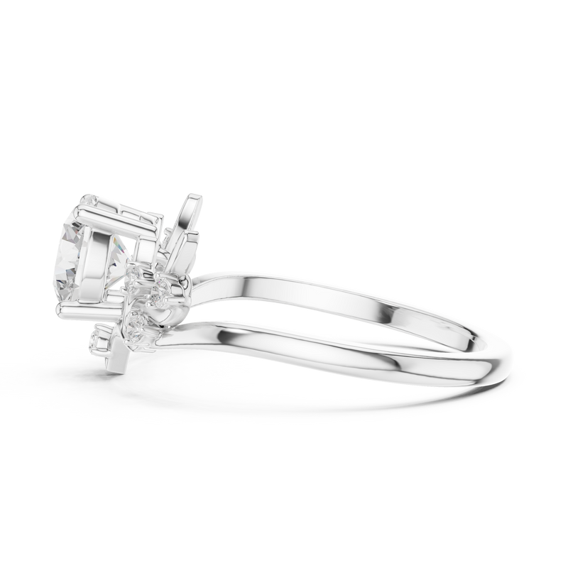 Ladies Ring SBWR(33)@7 - White Gold - Image