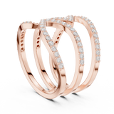 Ladies Ring SBWR(34)@7 - Rose Gold - Image