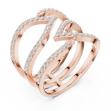 Ladies Ring SBWR(34)@7 - Rose Gold - Image