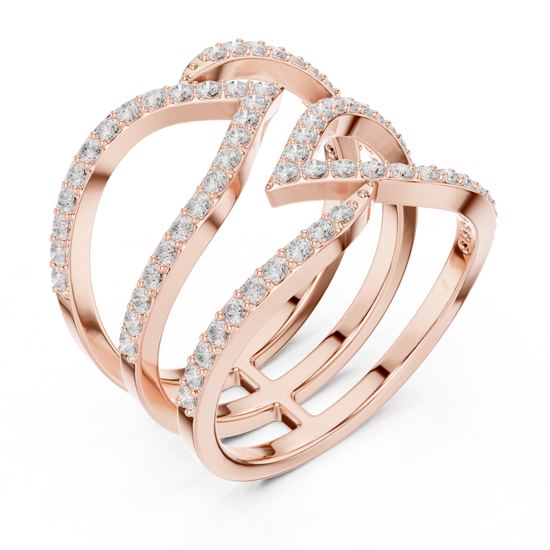 Ladies Ring SBWR(34)@7 - Rose Gold - Image