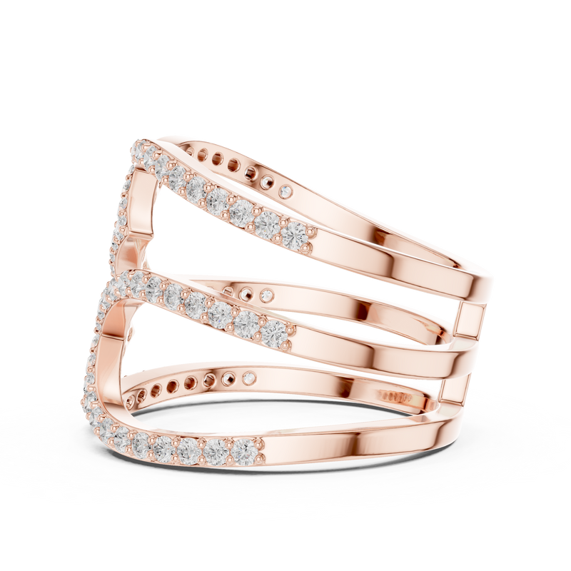 Ladies Ring SBWR(34)@7 - Rose Gold - Image