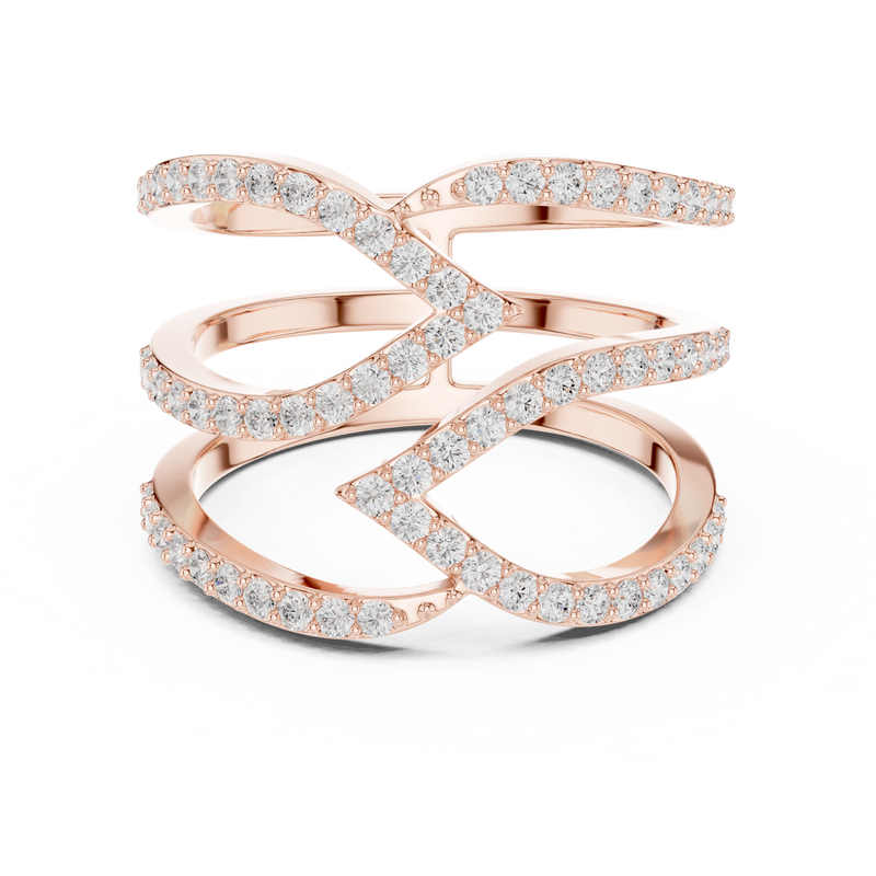 Ladies Ring SBWR(34)@7 - Rose Gold - Image