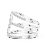 Ladies Ring SBWR(34)@7 - White Gold - Image