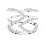 Ladies Ring SBWR(34)@7 - White Gold - Image