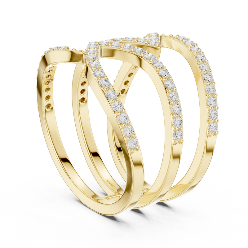 Ladies Ring SBWR(34)@7 - Yellow Gold - Image