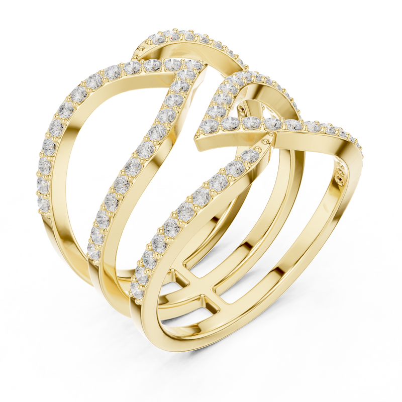 Ladies Ring SBWR(34)@7 - Yellow Gold - Image